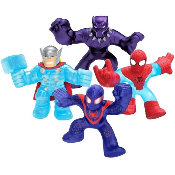 Heroes of Goo Jit Zu Marvel Ultra Powers Avengers Action Figure 4-Pack - Picture 2 of 2